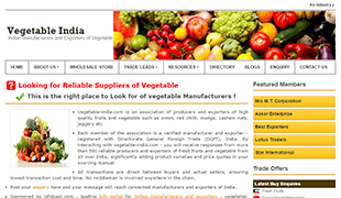 Vegetable India